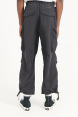 Oversized Cargo Pants - Black