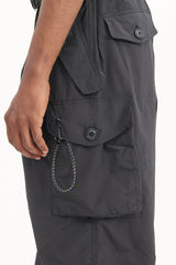 Oversized Cargo Pants - Black