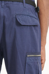 Trooper 6P Trousers Cotton Weather Cloth Overdyed - Navy