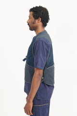 Jogger Vest Poly Mesh with Fidlock Buckle - Navy