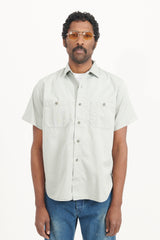 Cotton Twill 60's Work Shirt - Grey