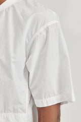 Typewriter Cloth Pullover Shirt - White
