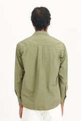Nylon Cassel Over Shirt - Olive