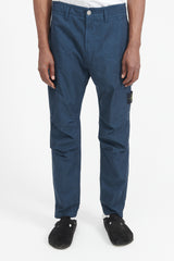 32229 Cupro Cotton Twill Pants Regular - Dark Blue