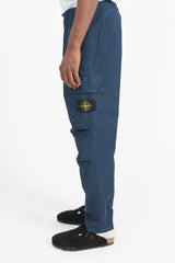 32229 Cupro Cotton Twill Pants Regular - Dark Blue