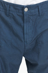 32229 Cupro Cotton Twill Pants Regular - Dark Blue
