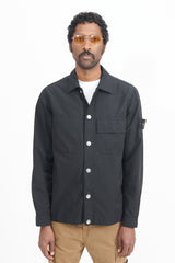 11729 Cupro Twill Overshirt - Black