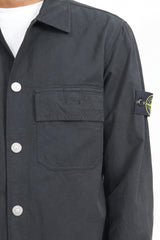 11729 Cupro Twill Overshirt - Black