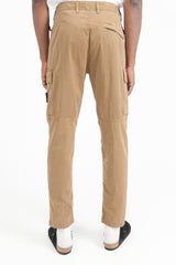 30404 Organic Cotton Broken Twill Pants Regular Tapered - Dark Beige