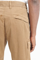 30404 Organic Cotton Broken Twill Pants Regular Tapered - Dark Beige