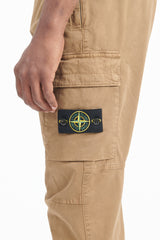 30404 Organic Cotton Broken Twill Pants Regular Tapered - Dark Beige