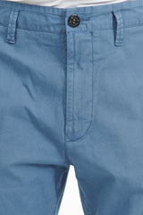 30410 Supima Cotton Twill Pants Regular Tapered - Dark Blue