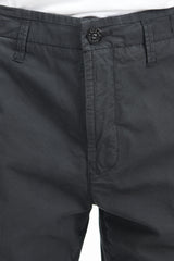 31410 Supima Cotton Twill Stretch Pants Slim - Black