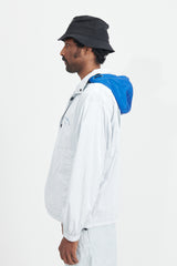 432X1 MARINA Ripstop Prismatico C/CAPP Reversible Jacket - Sky Blue