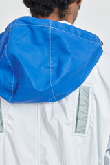 432X1 MARINA Ripstop Prismatico C/CAPP Reversible Jacket - Sky Blue