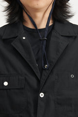Rancher Jacket High Twist T/C Gabardine - Black