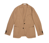 K-Jacket in wool blend vichy garment dyed