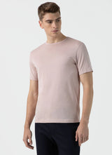 Sunspel Classic T-Shirt - Pale Pink