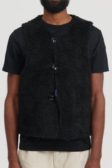 Over Vest Nautical Print 12oz. Denim - Indigo
