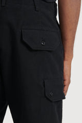 Flight Pant - Black Cotton Moleskin