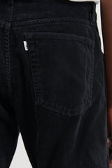 Dweller 5P Jeans 01 T/C Cord Sulfur Dyed VW - Black