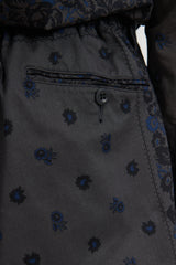Dweller Easy Shorts 03 Cotton Twill NOMA td Print - Charcoal
