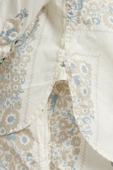 Dweller B.D. L/S Shirt Cotton Broad NOMA td Print - Off White