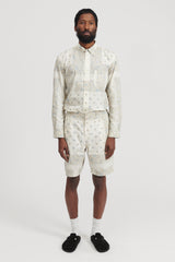 Dweller Easy Shorts 03 Cotton Twill NOMA td Print - Off White