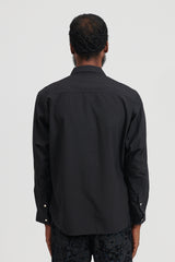 Rancher Full Zip L/S Shirt Cotton Ripstop Overdyed - Black
