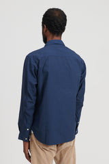 Rancher Full Zip L/S Shirt Cotton Ripstop Overdyed - Indigo