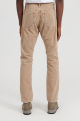 Dweller 5P Jeans 01 T/C Cord Sulfur Dyed VW - Beige