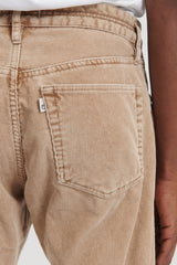 Dweller 5P Jeans 01 T/C Cord Sulfur Dyed VW - Beige