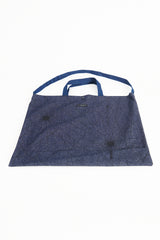 Carry All Tote Nautical Print 12oz Denim - Indigo