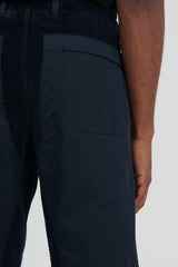 31711 Corduroy Fatigue Pants - Navy Blue