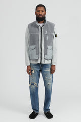 Boa Fleece Vest - Grey