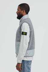Boa Fleece Vest - Grey