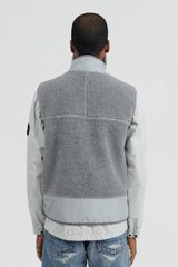 Boa Fleece Vest - Grey