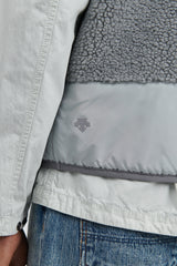 Boa Fleece Vest - Grey