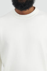 506A2 Winter Cotton Crewneck Knit - Natural