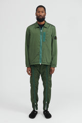 Q0519 Nylon Metal in Econyl Light Shirt Jacket - Olive