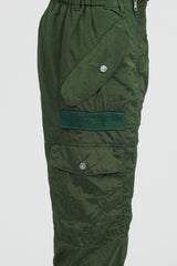 31619 Nylon Metal in Econyl Cargo Pants - Olive