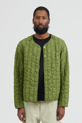 40811 Quilted Nylon Liner Jacket - Olive