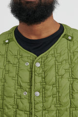 40811 Quilted Nylon Liner Jacket - Olive