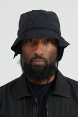 99876 Nylon Metal in Econyl Cappello Impacchet Hat - Black