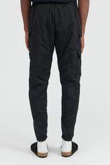 31619 Nylon Metal in Econyl Cargo Pants - Black