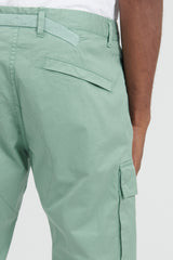 32310 Stretch Cotton Gabardine Cargo Pants - Sage