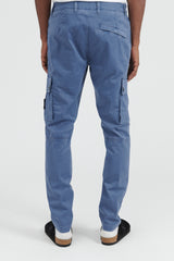 303L1 Stretch Broken Twill Cotton Pants - Dark Blue