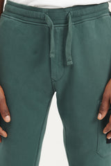 64520 Brushed Cotton Fleece Sweat Pants  - Petrol