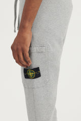 64520 Brushed Cotton Fleece Sweat Pants - Melange Grey