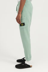 64520 Brushed Cotton Fleece Sweat Pants - Sage